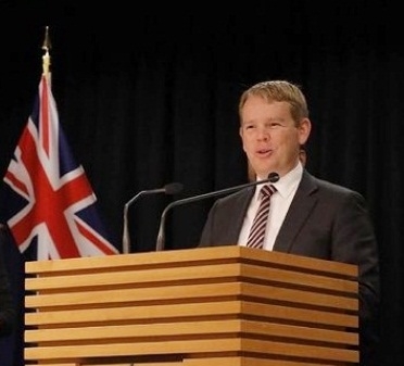 Chris Hipkins sworn in as New Zealand PM