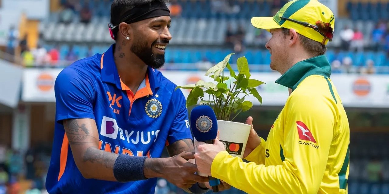 1st ODI: India win toss, elect to bowl first against Australia