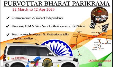Purvottar Bharat Parikrama: Indian Army’s 20-day car rally to reach out to NE people