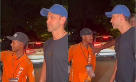 Hrithik’s security pushes delivery boy as he tries taking selfie with actor