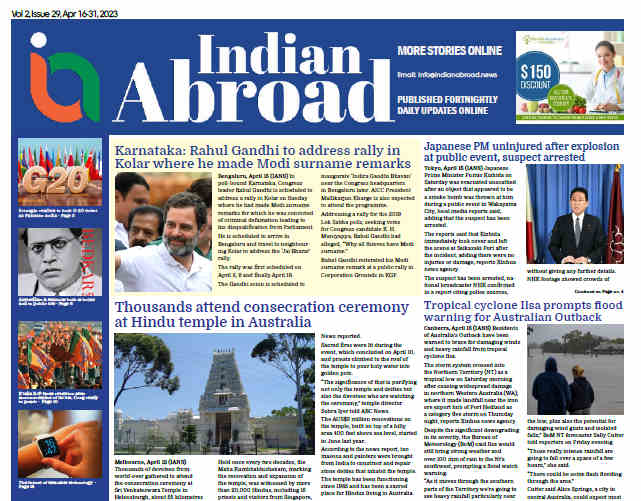 Indian Abroad – April 16-30, 2023