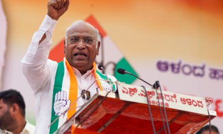If you won’t vote for Cong, Yogi’s bulldozer will come to haunt K’taka: Kharge