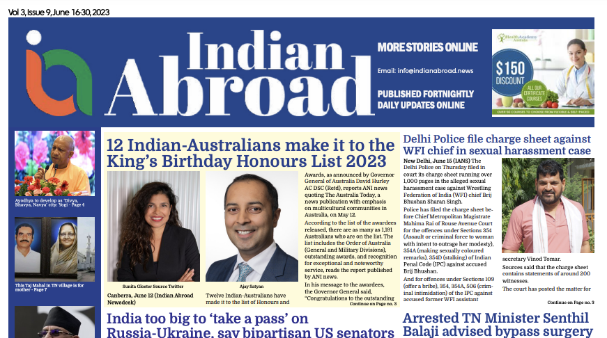 Indian Abroad – June 16-30, 2023