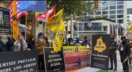Pro-Khalistani protests held outside Indian diplomatic missions in Canada