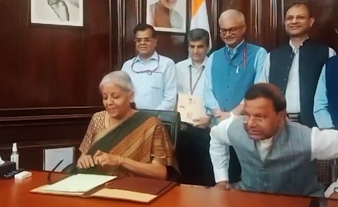 Nirmala Sitharaman takes charge as Finance Minister