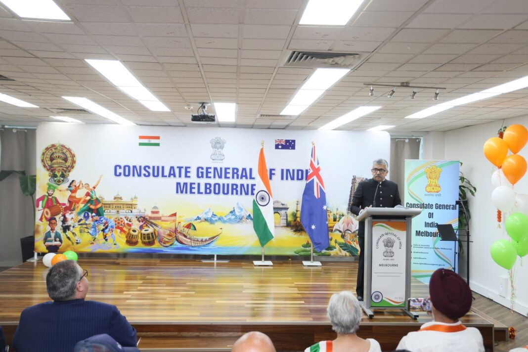 Large community participation marks Melbourne Consulate’s R-Day celebrations