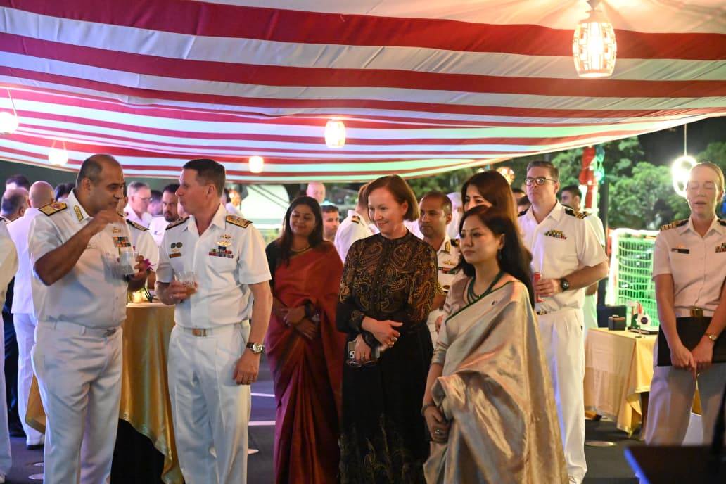 India showcases maritime strength with INS Nilgiri reception
