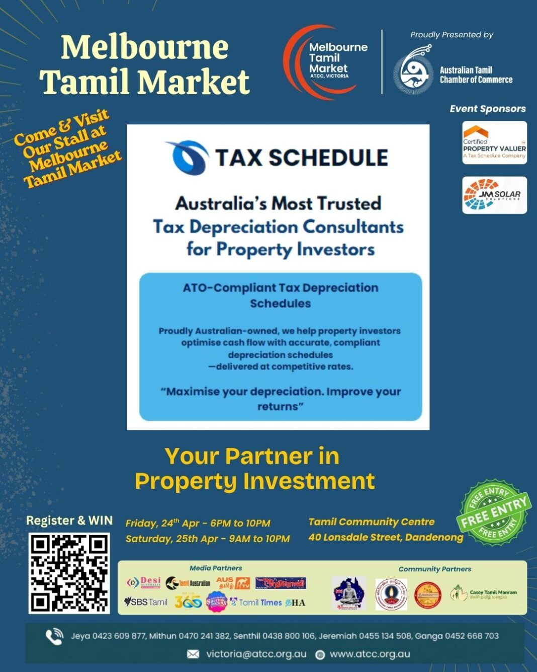Melbourne Tamil Market to showcase business, culture and community spirit