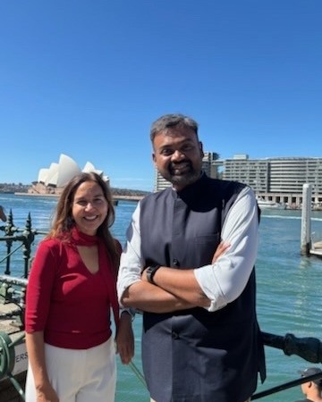 Australia India Institute CEO hosts Indian political leader Dr Guru Prakash Paswan in Sydney