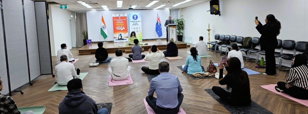 Melbourne Consulate begins countdown to International Day of Yoga celebrations