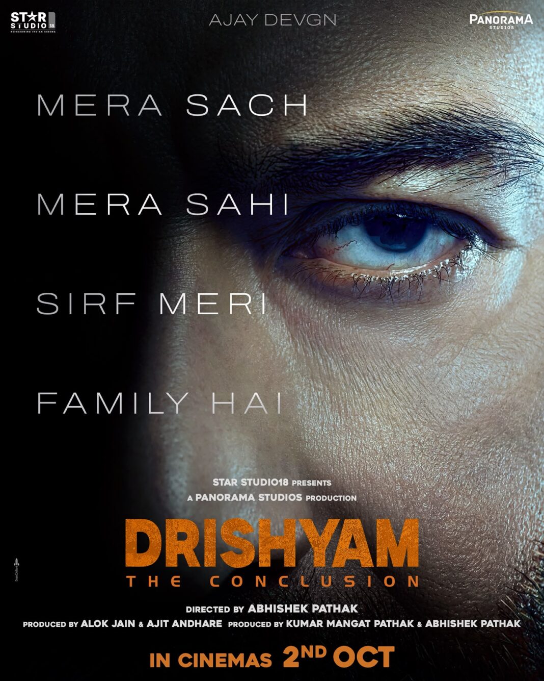 Ajay Devgn’s ‘Drishyam 3’ titled ‘Drishyam The Conclusion’