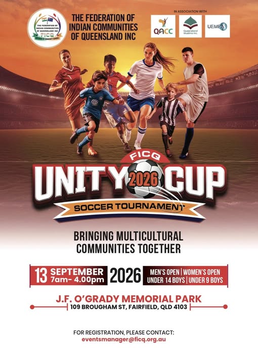 FICQ Unity Cup to bring multicultural communities together
