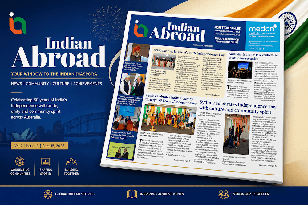 Indian Abroad Sept 1-15, 2026