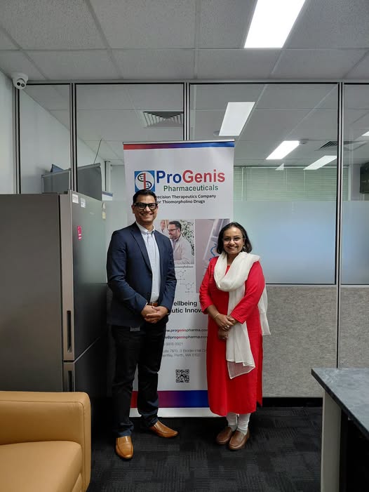 Consul General Kajari Biswas visits Progentis Pharma in Perth