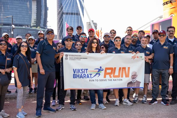 Brisbane Consulate organises Viksit Bharat Run