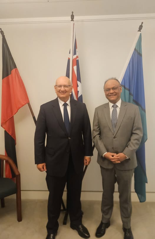 High Commissioner Singh, Federal Member Neumann discuss Australia–India partnership