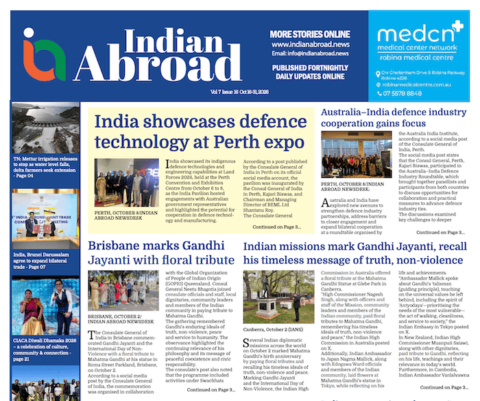 Indian Abroad Oct 16-31, 2026